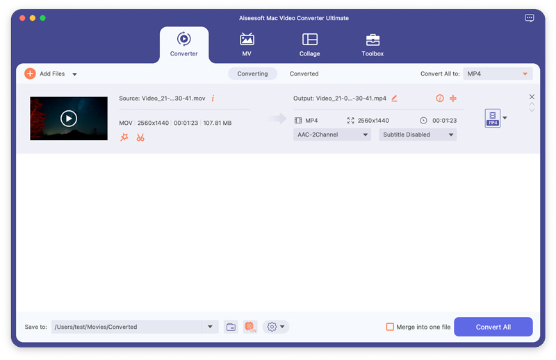 Aiseesoft Mac Video Converter Ultimate screenshot 2
